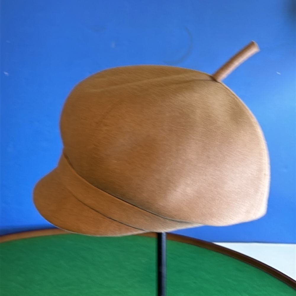 WOOLF BROTHERS VINTAGE BERET NEWSBOY FRENCH CAP SZ S